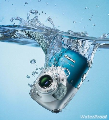 CAMERA CANON D-10 12.1 PROVADAQUA AZUL B