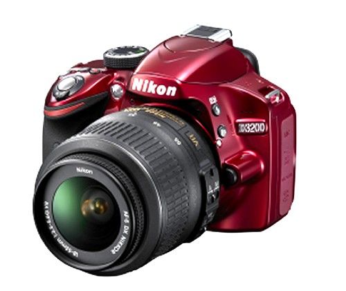 CAMERA NIKON D-3200 18-55 VR KIT VERME
