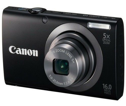 CAMERA CANON A-2300 16.0 PRETO BATERIA