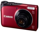 CAMERA CANON A-2200 14.1 VERMELHO BATERI